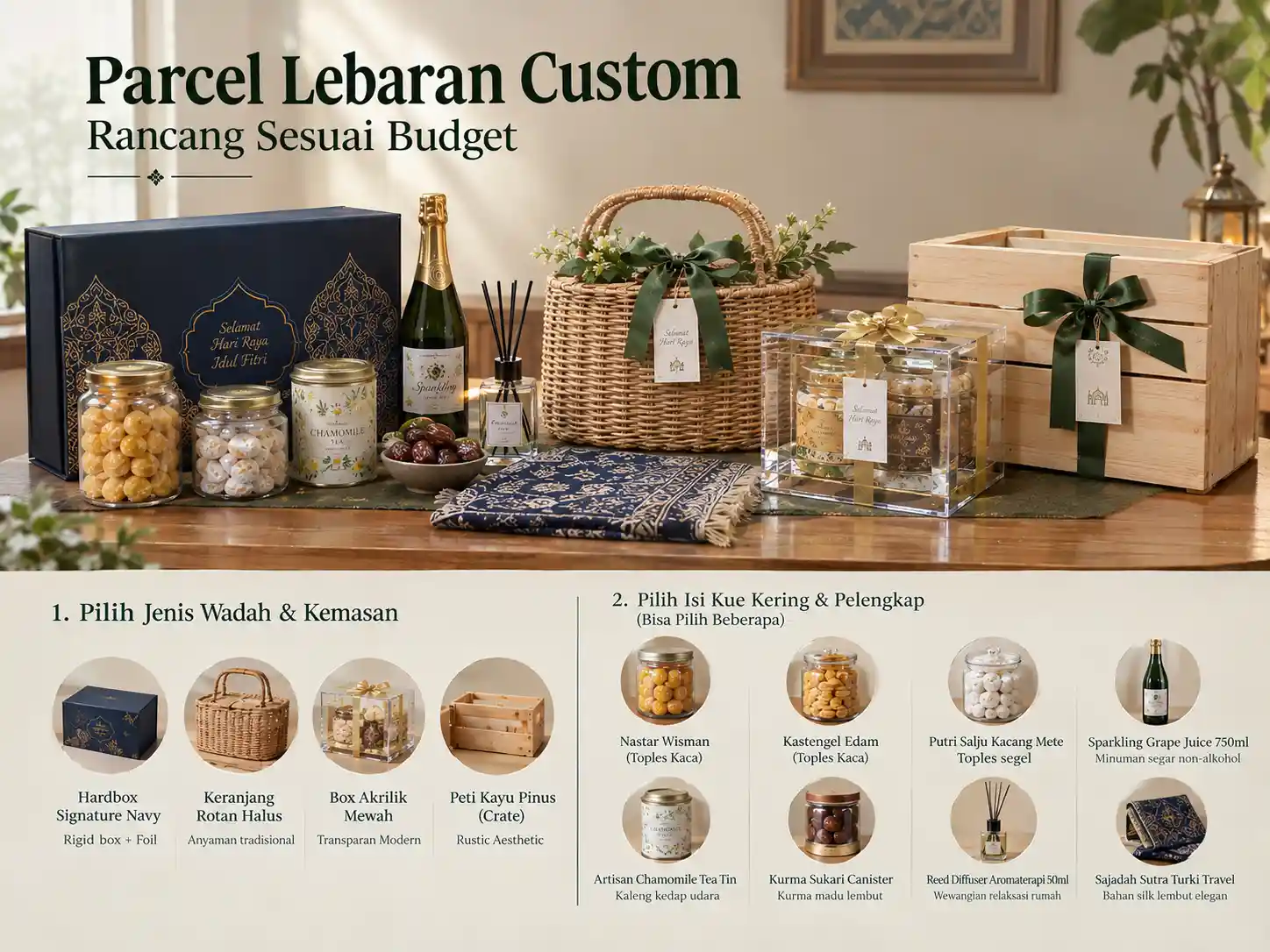 Hampers Paket Mahabbah Custom Sesuai Anggaran